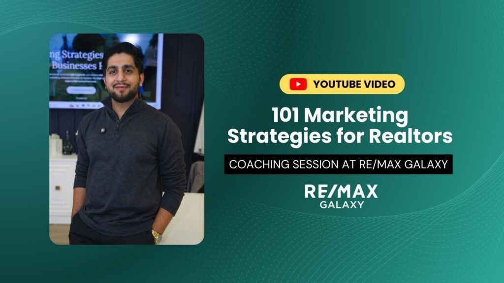 101 Marketing Strategies For Realtors | Galaxy Coaching By Umair Ahmad